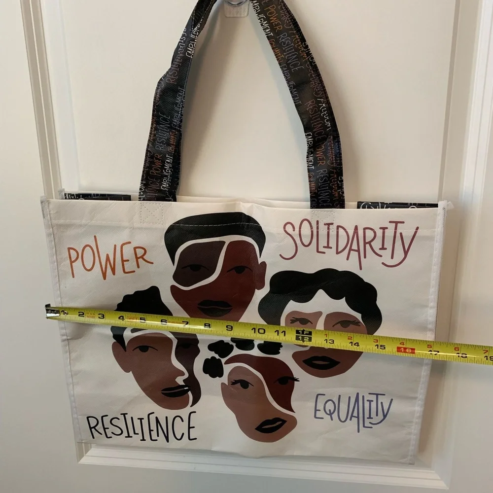 Canvas Tote Bag with Inspirational Design
